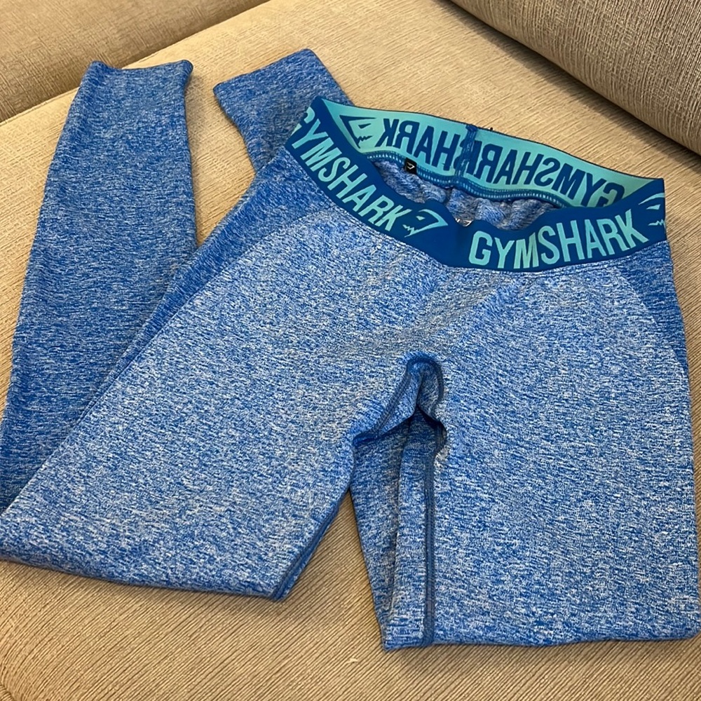 Gymshark Flex Low Rise Leggings - Blue Marl